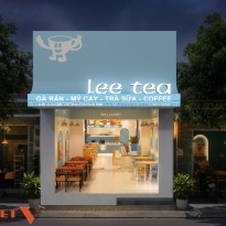 Thiết kế cửa hàng coffee + ăn vặt 60m2 tại Ninh Bình  